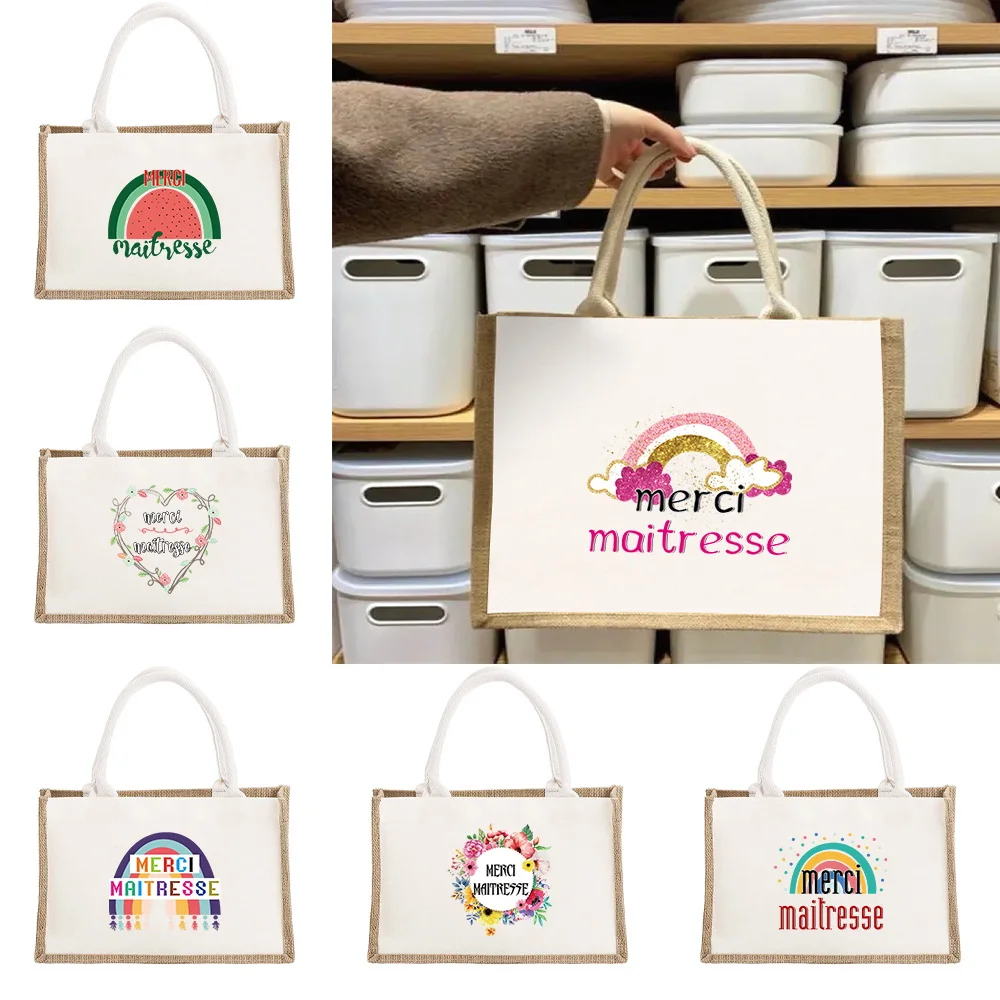 

New Beach Outdoor Shopping Bags Large Capacity maitresse Series Portable Tote Bag Grocery Casual Commute Storage Handbag