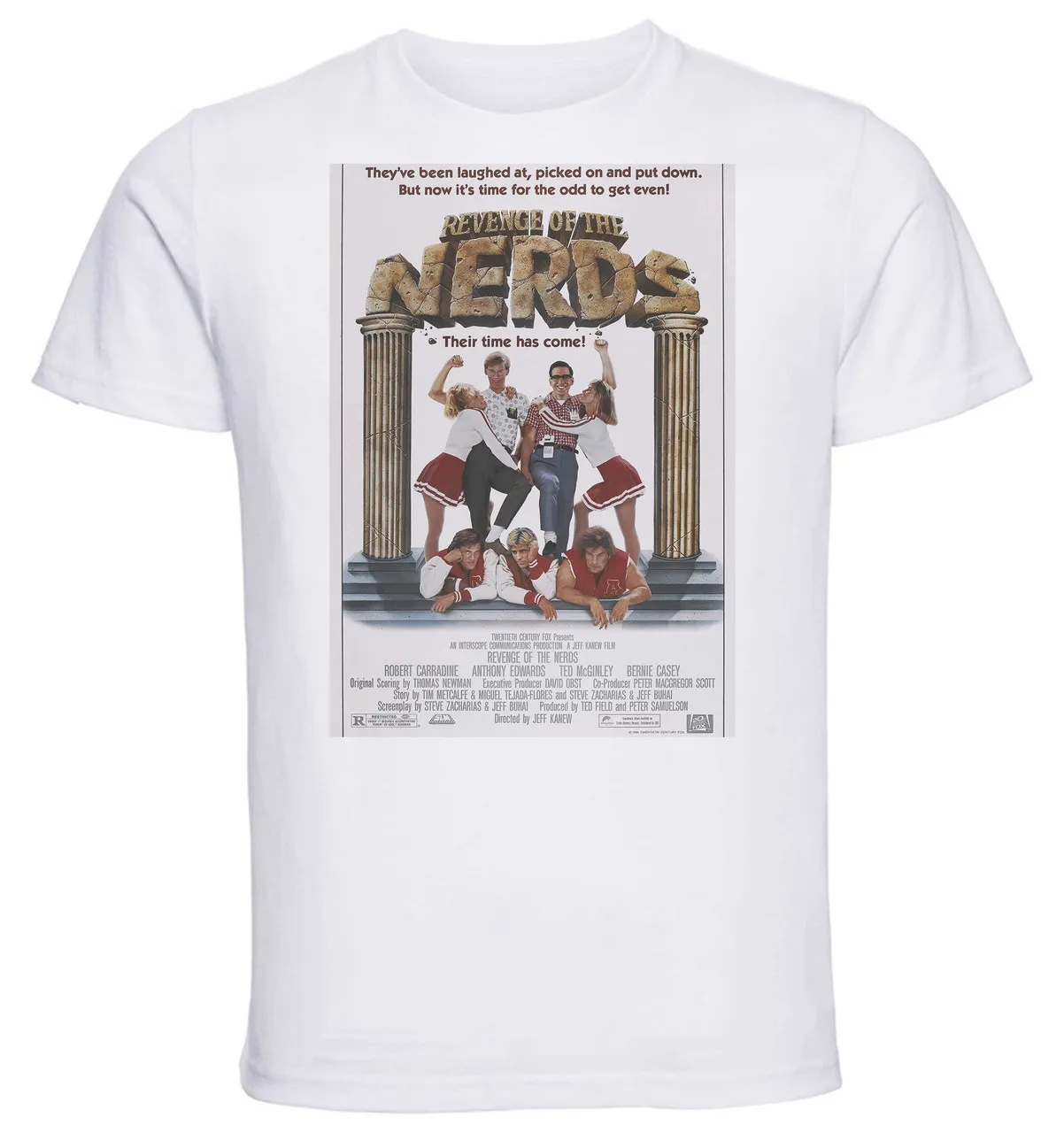 

T-shirt Unisex - White - Playbill Film - Revenge Of The Nerds