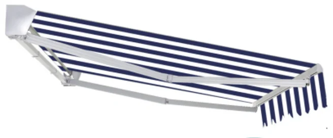 Outdoor Full-Cassette Retractable Awning Awning Canopy Garages Canopies Awnings Canopy