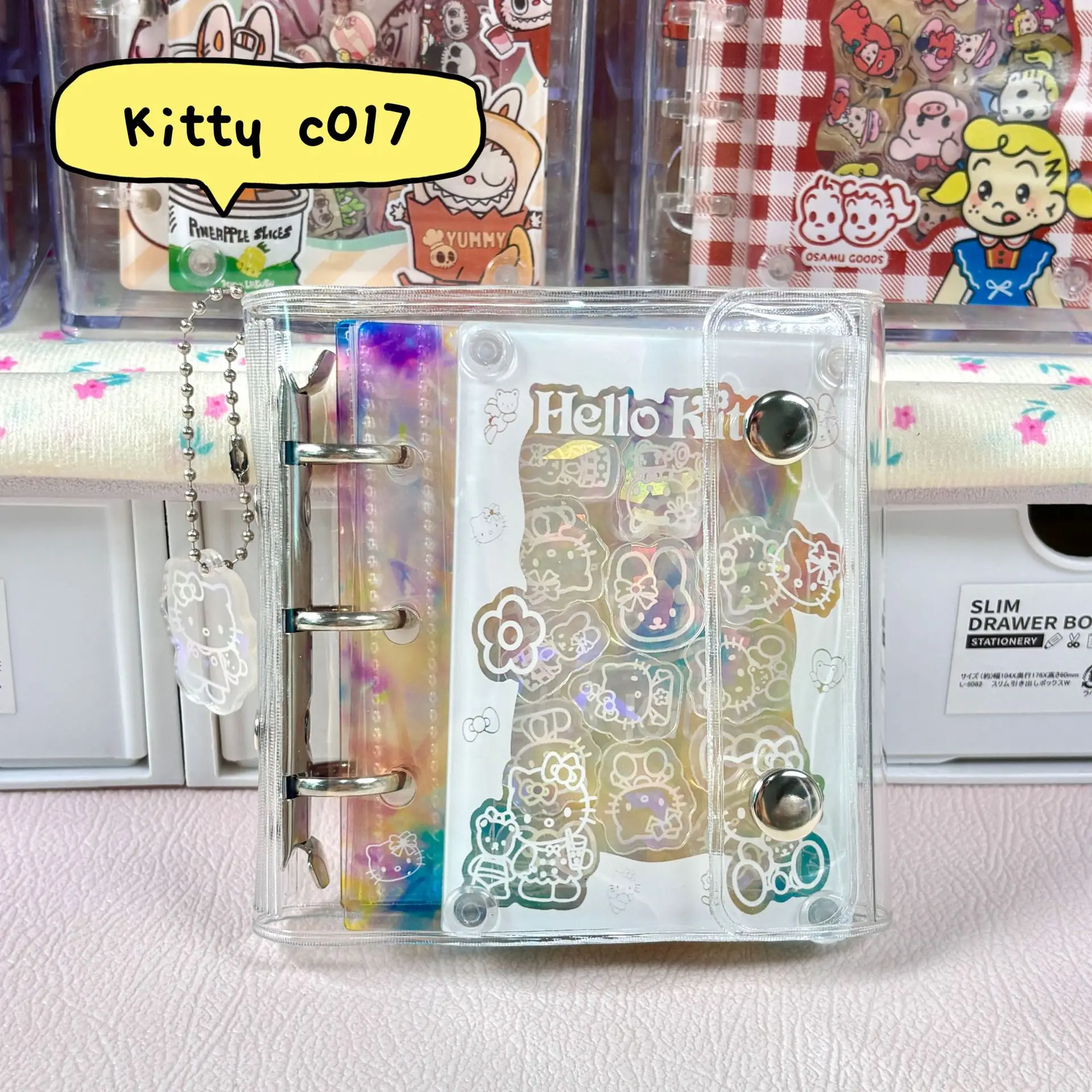 A8 カートゥーン キティ クロミ カバー コレクション バインダー