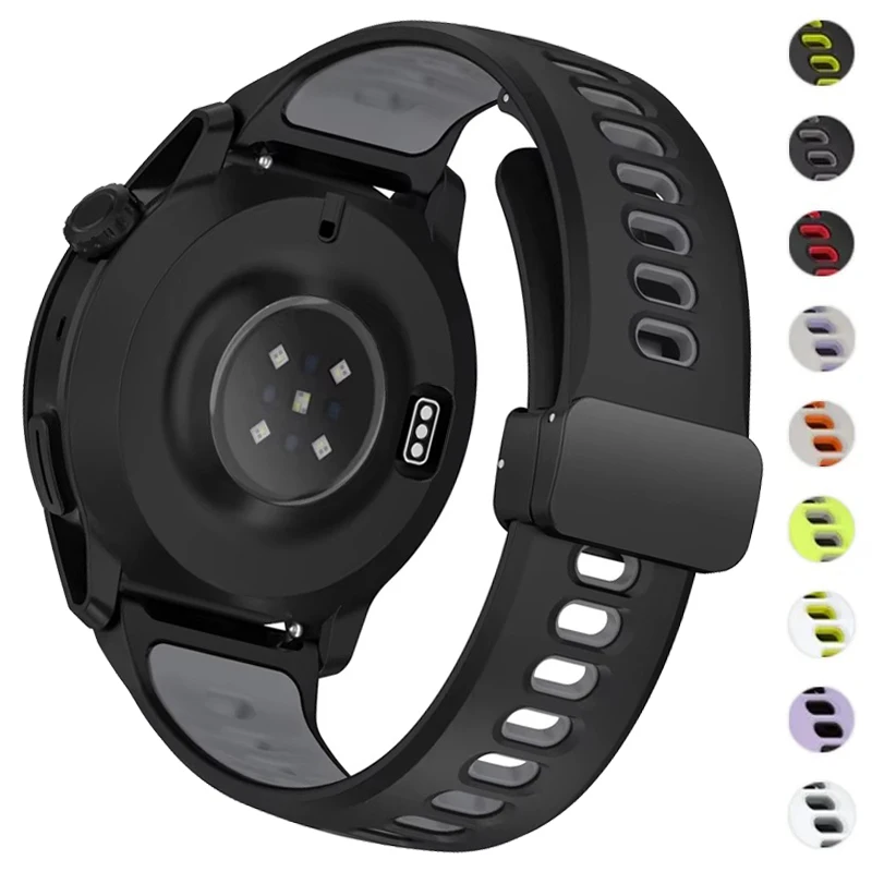 22mm Watch Strap For Garmin Venu 4 3 2 Silicone Magnetic Band For Forerunner 570 970 265 255 Music Bracelet Vivoactive 4 Correa