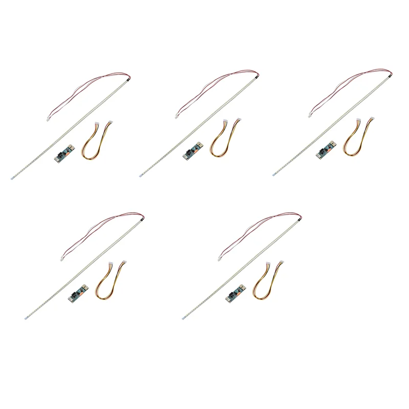 AFOURT-5 Zestaw 5 szt. listew LED o długości 490 mm do modernizacji 22-calowego ekranu LCD CCFL na monitor LED