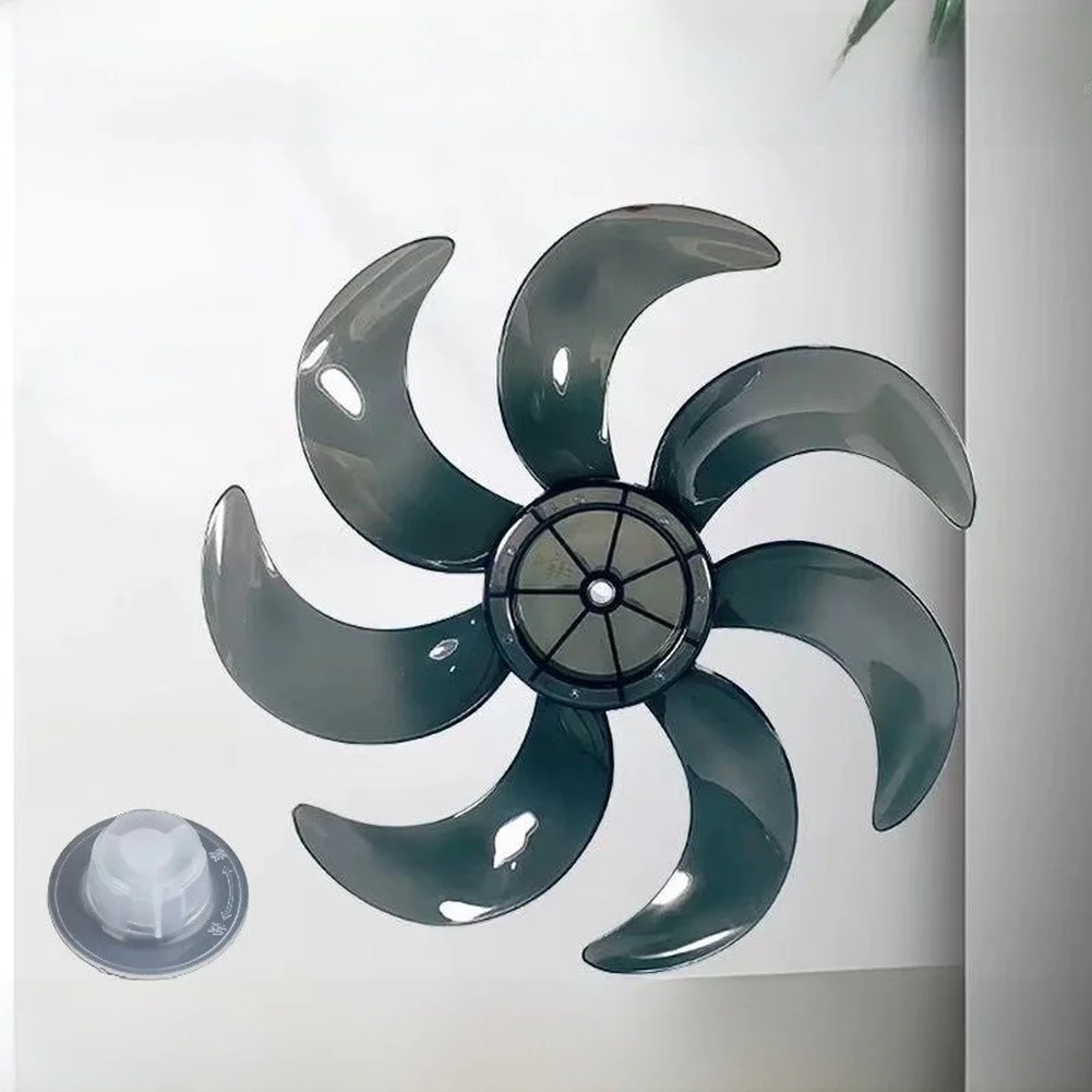 30/35CM 7Leaf Electric Fan Blade Replacement For Midea 12/14Inch Quiet Airflow DIY Repair Kit For Standing Fan Home Bathroom