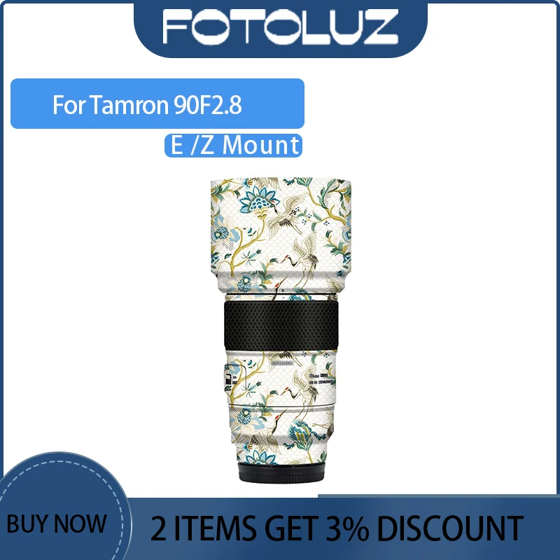 

Camera Lens Vinyl Wrap Film For Tamron 90mmF2.8 Z Mount E Mount Decal Skin Anti-Scratch 90F2.8 Protective Coat Personalized