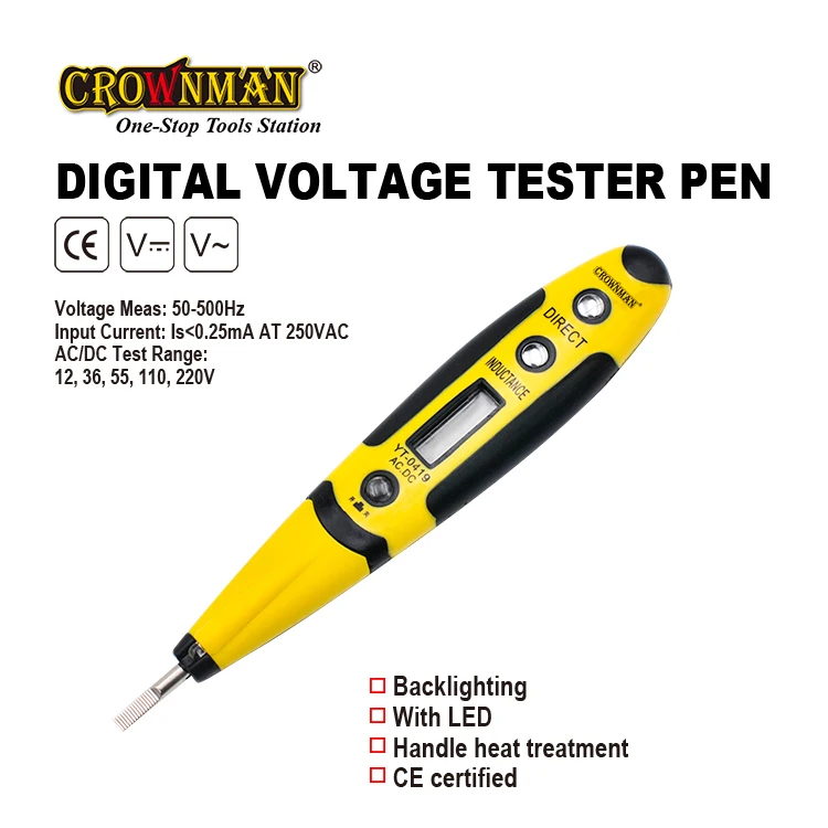 CROWNAMN Multifunctioneel met CE-certificaat 220V digitale spanning