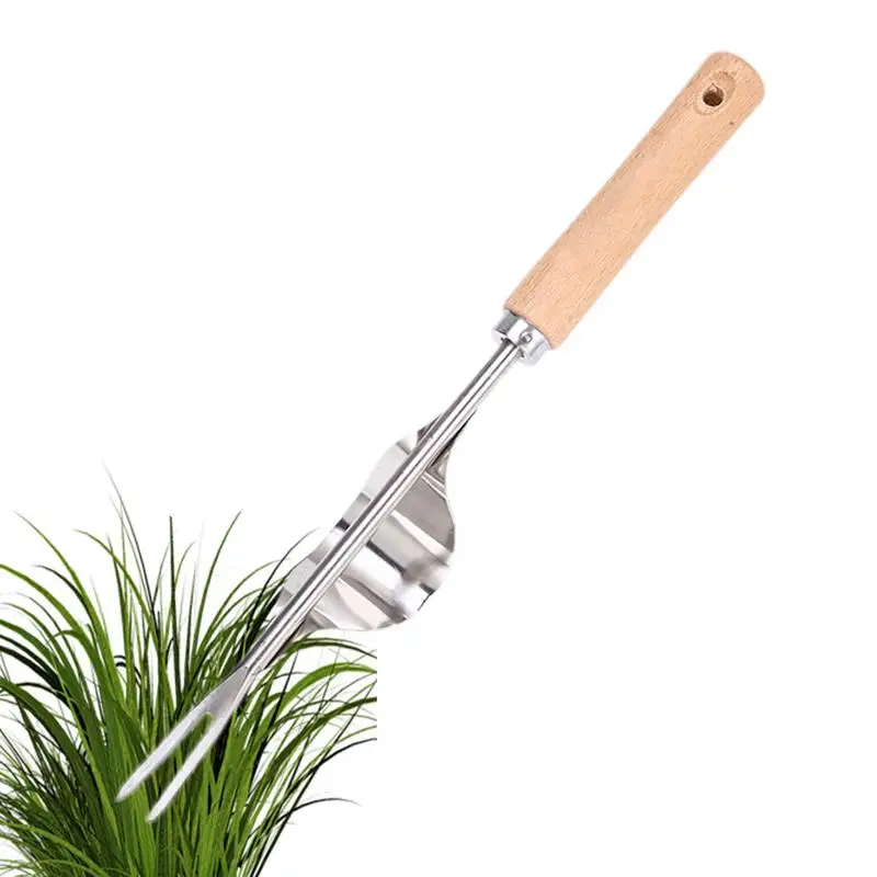 

Metal Manual Weeder Garden Outdoor Hand Weeding Tool Easy Apply Trimming Removal Grass Puller Long Handle Weeder Transplant