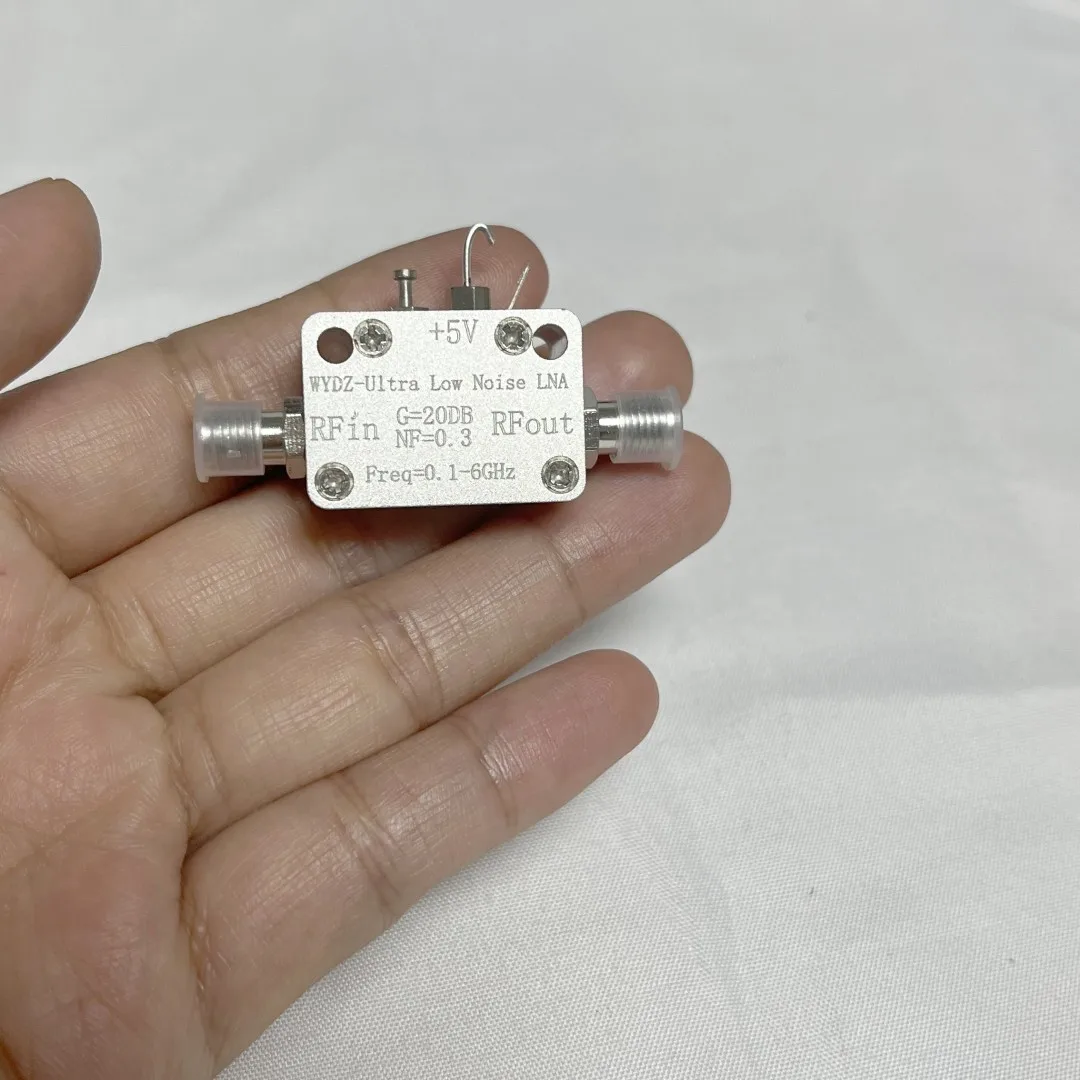 100M-6GHZ 20DB Ultra Low Noise LNA Amplifier NF=0.3 RF Drive Signal Receiver RF POWER Amplifier FM Radio VHF UHF 915MHZ 5.8Ghz image 3