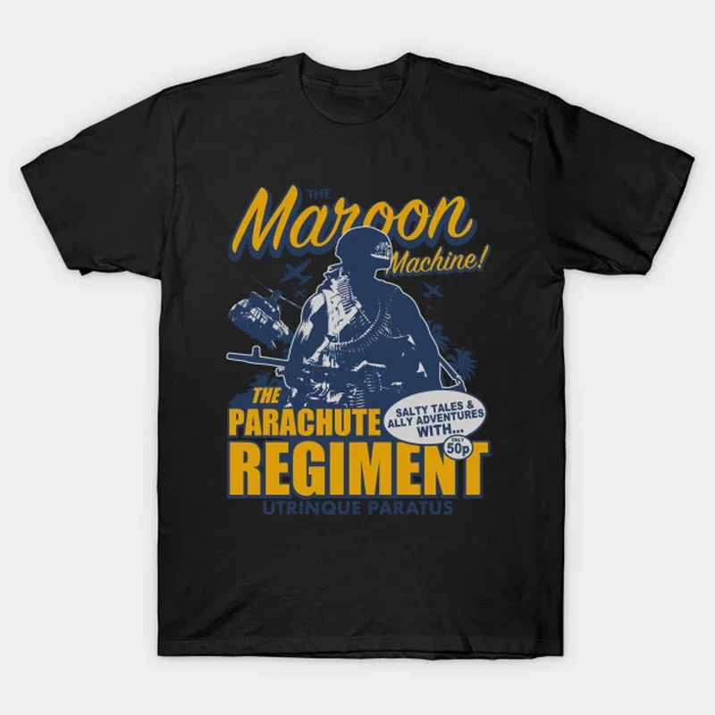 British Airborne Forces Parachute Regiment T-Shirt 100% Cotton O-Neck Summer Short Sleeve Casual Mens T-shirt Size S-3XL