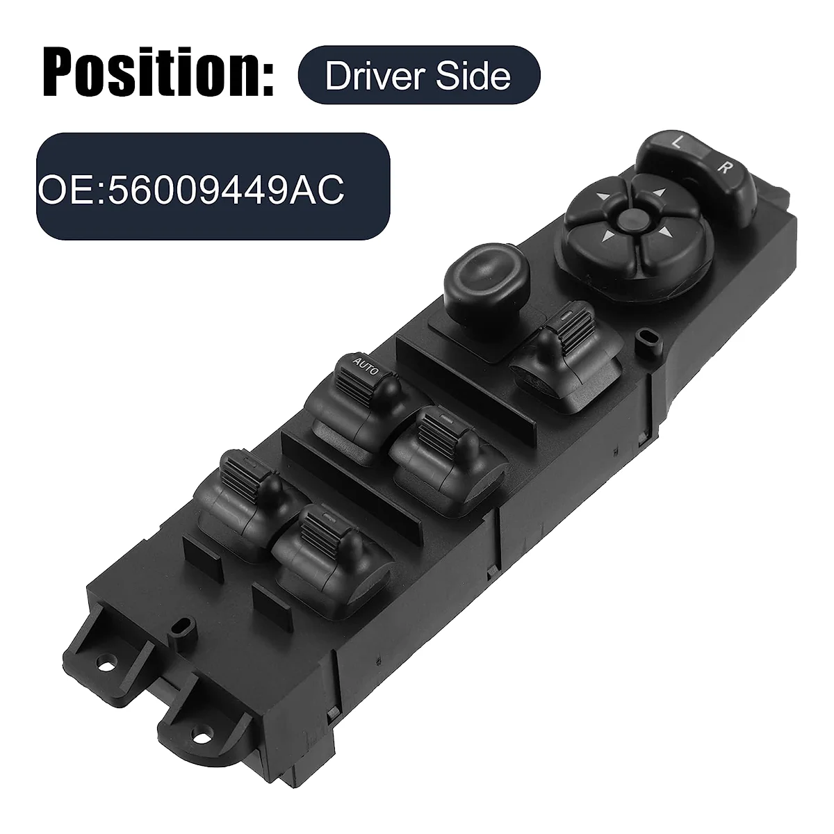 56009449AC Window Regulator Switch Power Window Switch Button Window Control Switch for Jeep 97-01