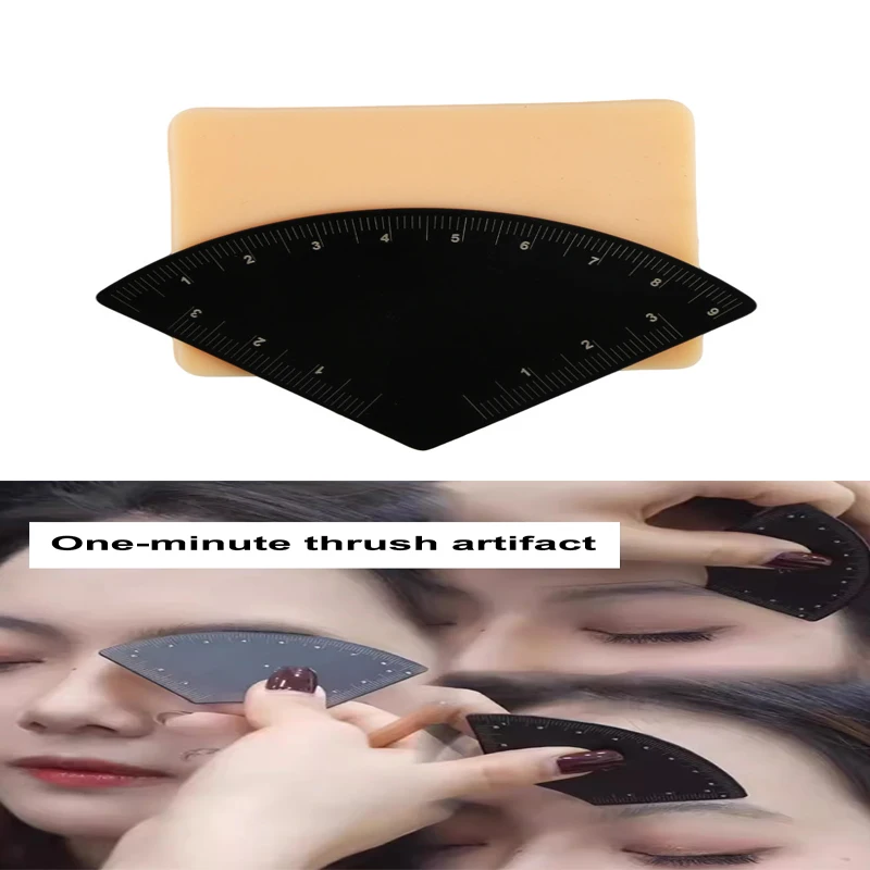 1pcs Eyebrow Design Ruler Fast Drawing Eyebrow Drawing Eyebrow Design Ruler Reusable Shaping Mapping Tool Beauty Tool Gift
