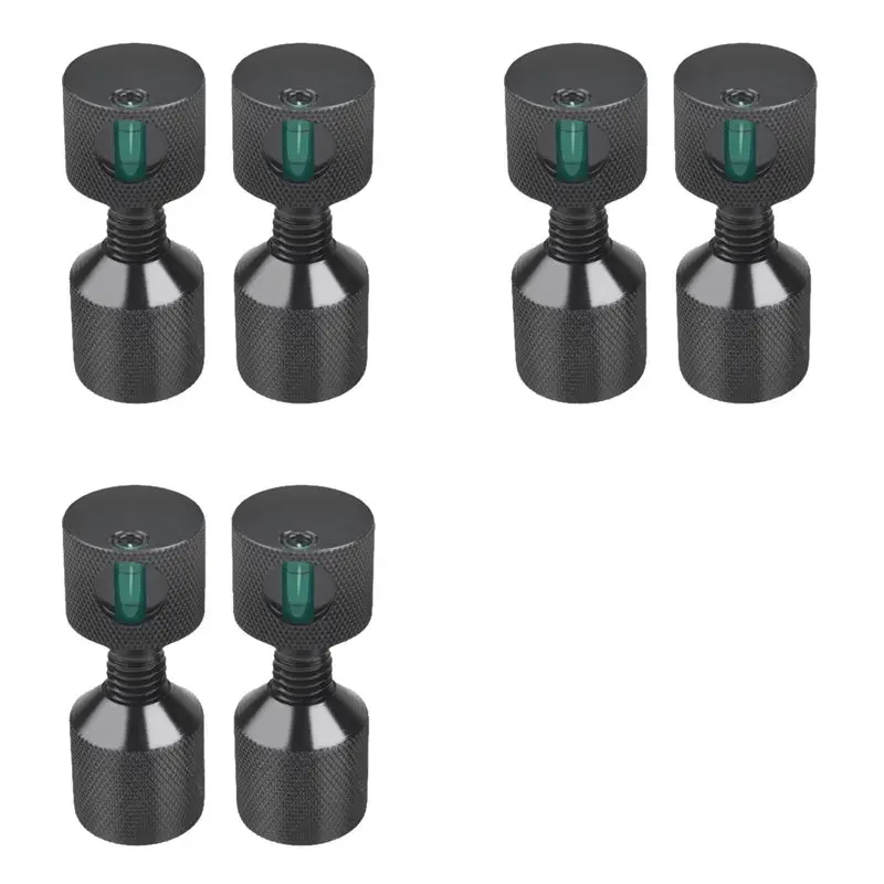 CHCH 6Pcs 1-1/8Inch Aluminum Flange Alignment Two-Hole Pin,Two Hole Gradient Positioning Pin Locating Pins For Align Pipes