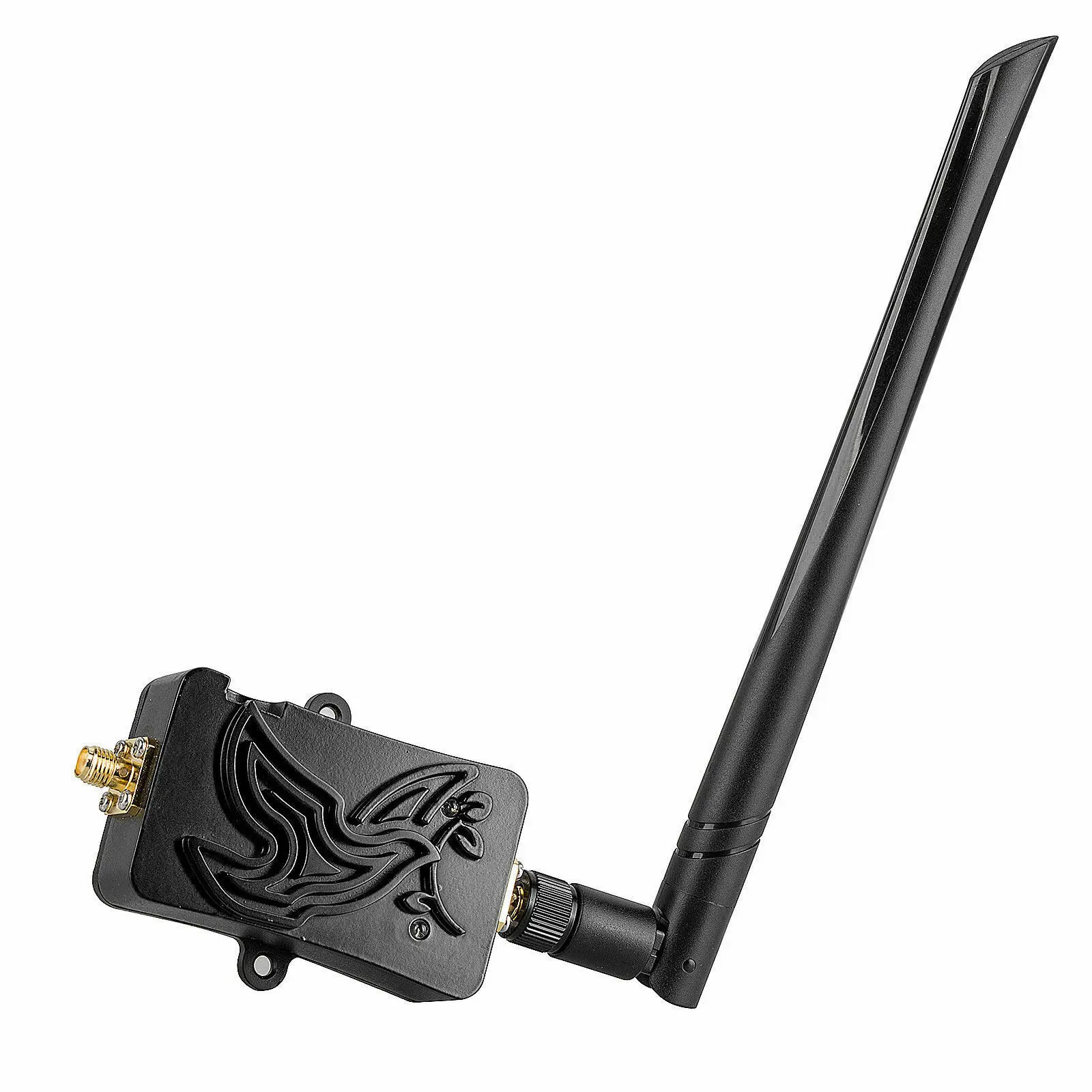 4W 2.4GHz 36dBm Black WiFi Extender Wireless Booster Network Amplifier 6dBi Antenna HS242036T1