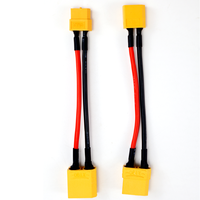 1/2/5Pcs XT60 Plug to XT90 Connector Adapter Charge Cable Lead Wire 14awg 10cm for ISDT Style Chargers