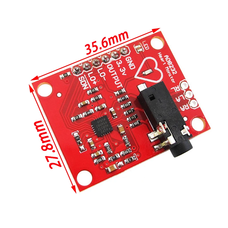 Ecg module AD8232 ecg measurement pulse heart ecg monitoring sensor module kit for Arduino