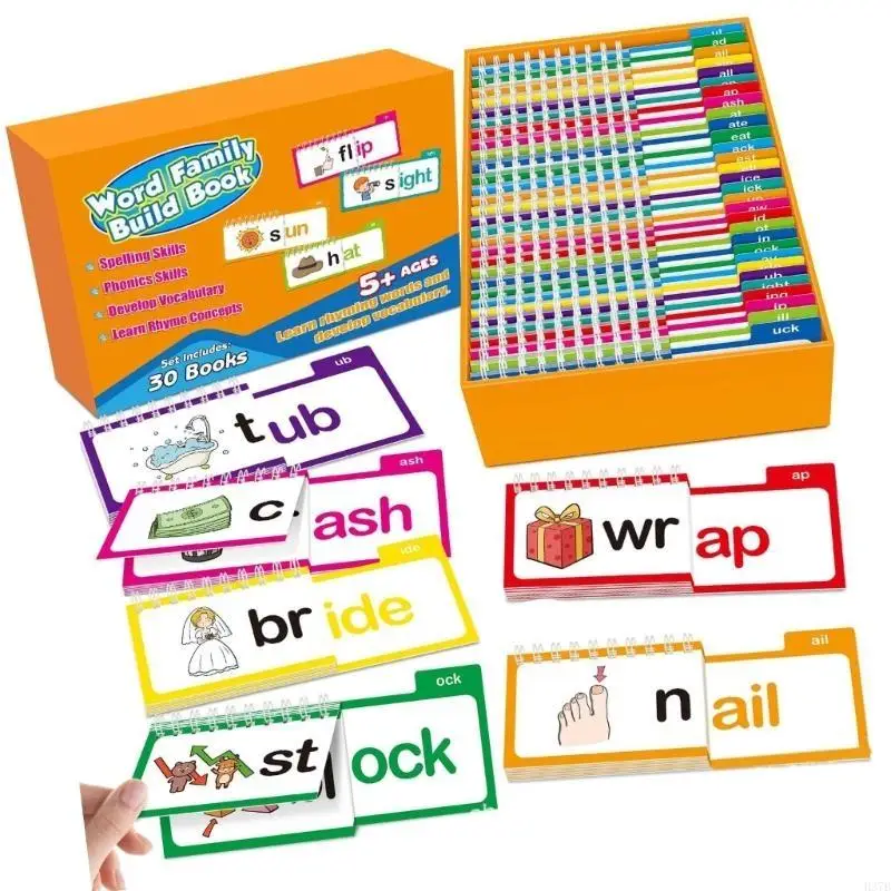h37b-word-family-books-phonics-flash-cards-read-and-books-for-early-childhood-reading-development