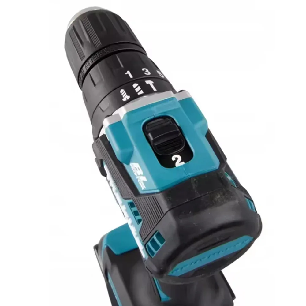 👊 ماكيتا DHP487 مفك البراغي اللاسلكي قرع الحفر 18 فولت الكهربائية متغيرة السرعة فرش السيارات تأثير أدوات كهربائية حفار كهربائي