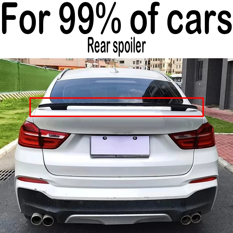 

For BMW two box Three box universal Carbon Fiber Rear Hatchback Auto Trunk Wing Tuning Car Spoiler