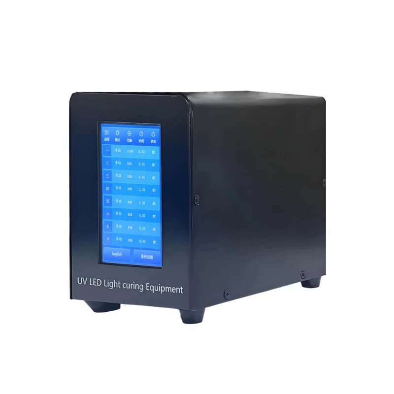 

Curing lamp point light source touch screen concentrating 8 channel curing machine
