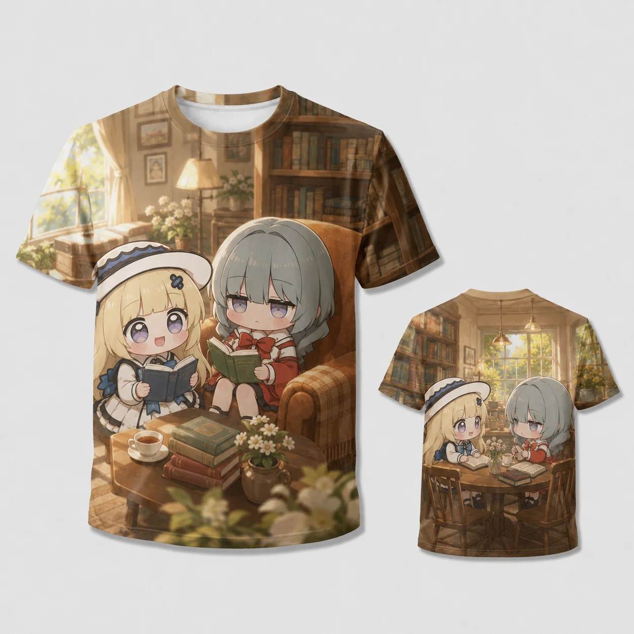 Phoebe Joubi Phrolova Cute Chibi Anime Shopping T Shirt Kawaii Girls Street Market Graphic Tee 3D Print Quick Dry Breathable Top