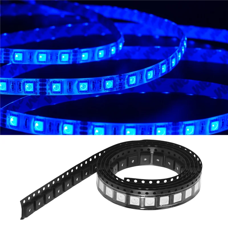 Efficiente 100PCS WS2812B RGB LED Chip 5050SMD PCB bianco WS2812 Pixel chip indirizzabili individualmente DC5V