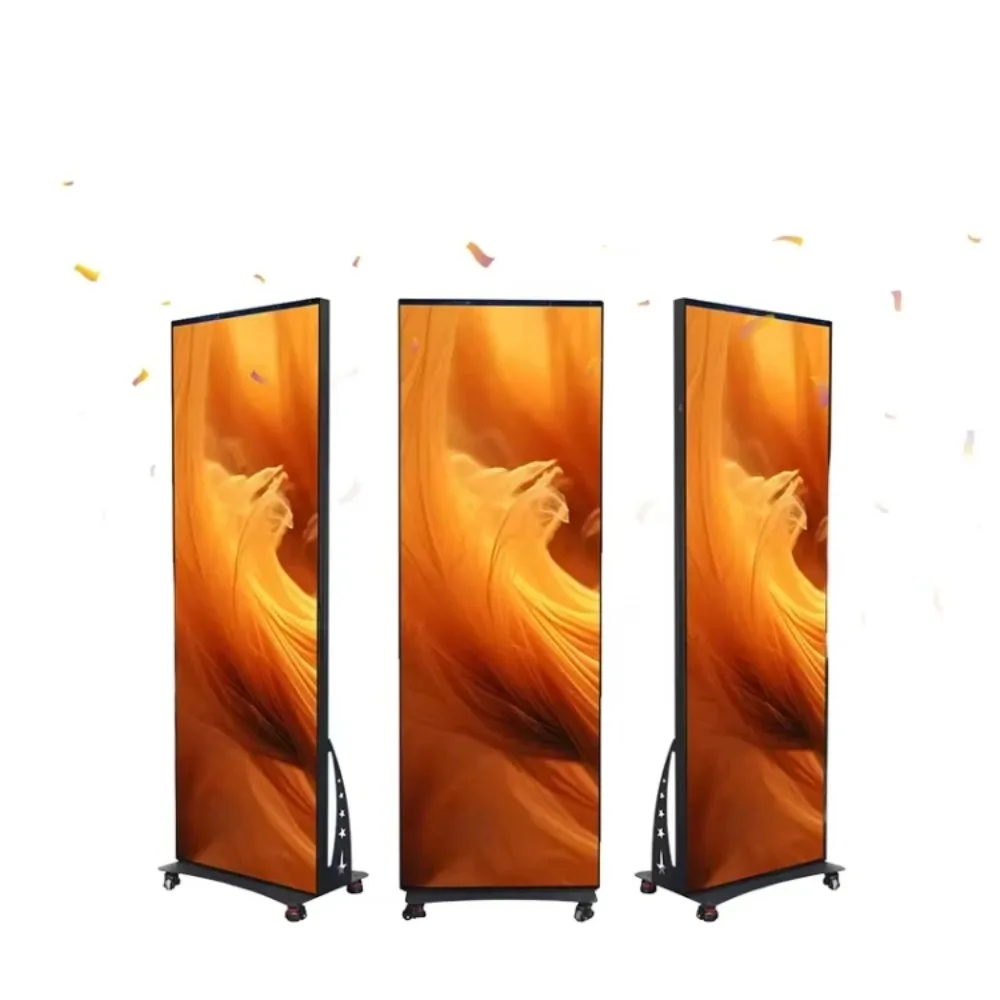 

Светодиодный рекламный экран P2 P2.5 P1.8, полноцветный, ультратонкий, портативный, для помещений, цифровой видеопостер, зеркальный экран