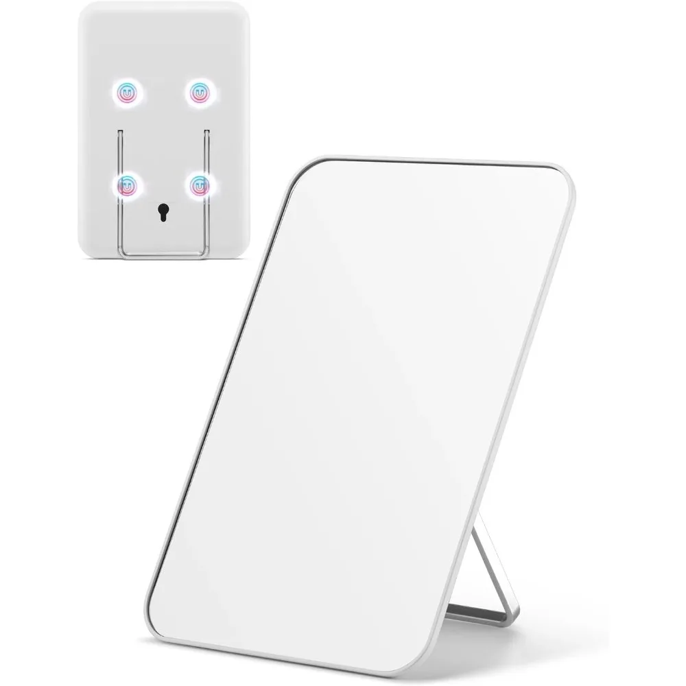 

Magnetic storage cabinet mirror, small makeup mirror for desks and school storage cabinets, foldable wall mounted