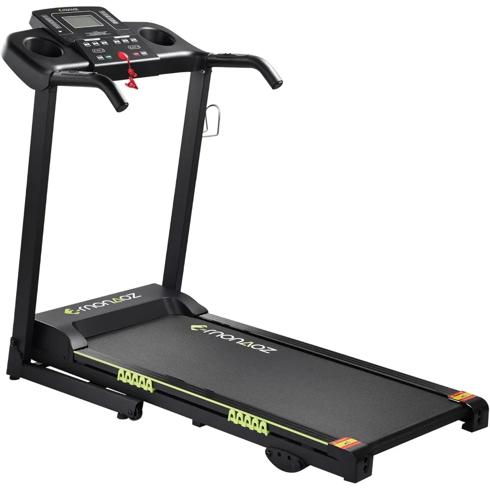 

Treadmill with Incline and Bluetooth Speaker, 2.5HP Folding Electric Treadmill Up To 8.5 MPH Speed, 18" Wide Running Machine