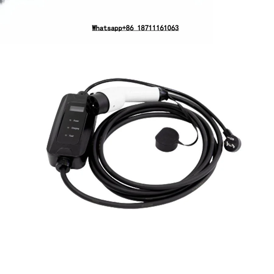 Type1 Type2 IP67 Protection 5m Cable New 3.5/7kW Electric Portable EV Charger for Electric Cars