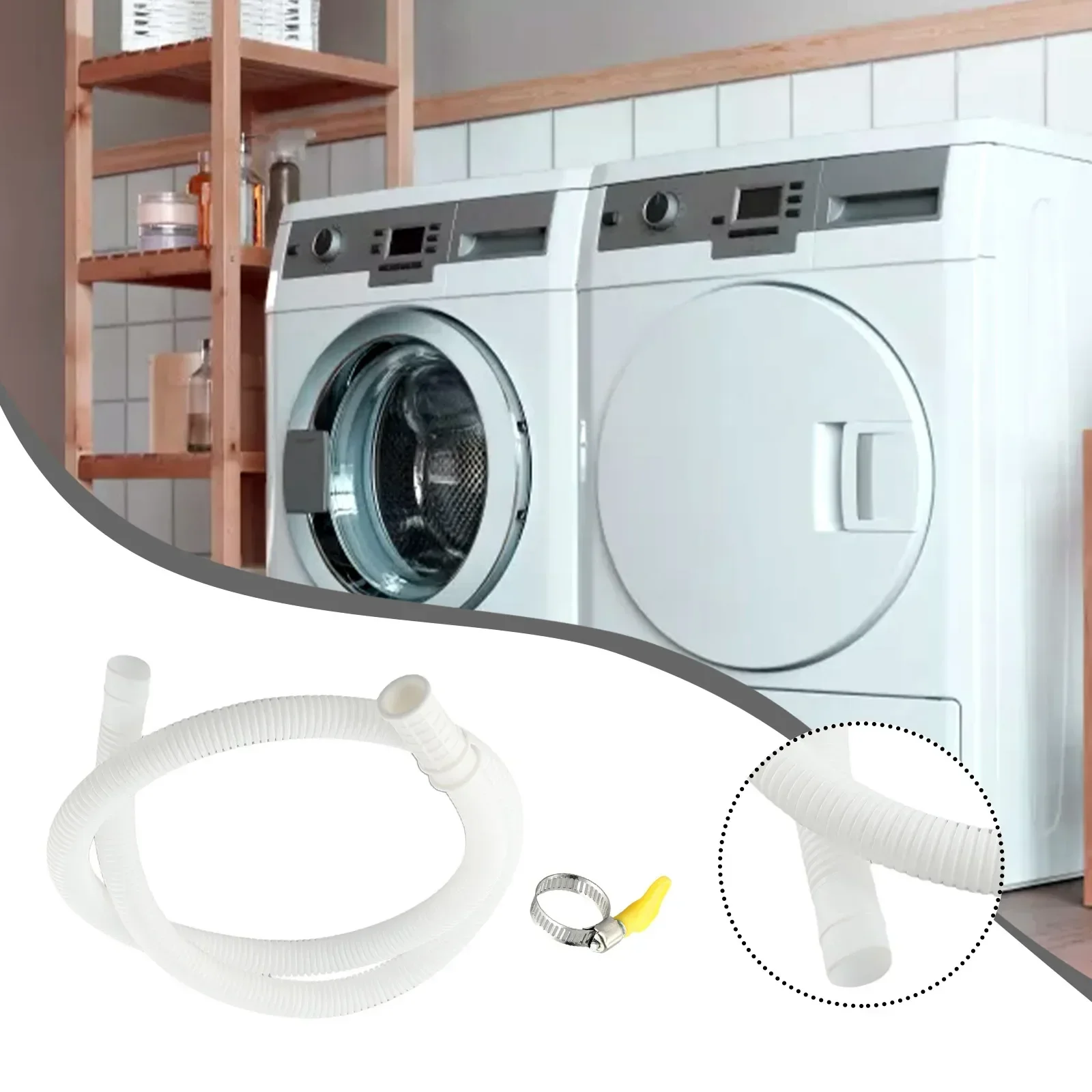 

Washing Machine Water Inlet Hose Air Conditioner Drain Hose Portable Hose Bathroom Accessories Home Accessories Supplies