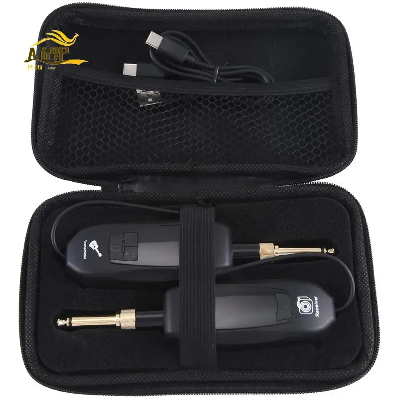 

A69P-Wireless Guitar System GAW-A8 Audio Digital Transmitter Receiver Rechargeable Band Stage Instrumental Recording