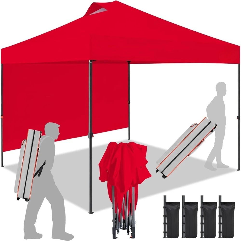 

10x10ft Pop Up Canopy Tent,Portable Shelter Canopy for Outdoor Events with 1 Removable Canopy Tent