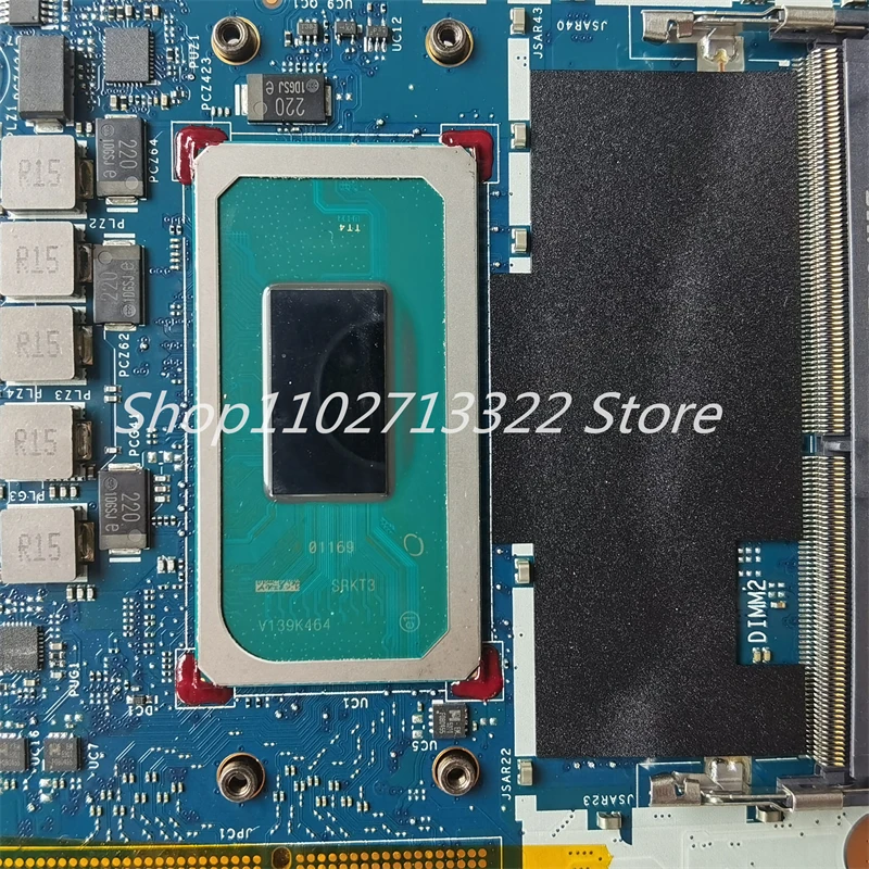 M75777-601 Used For HP ZBook Fury 15.6 Inch G8 Mobile Workstation Motherboard GPZ50 LA-K771P LA-K772P With I7-11800H DDR4 100%