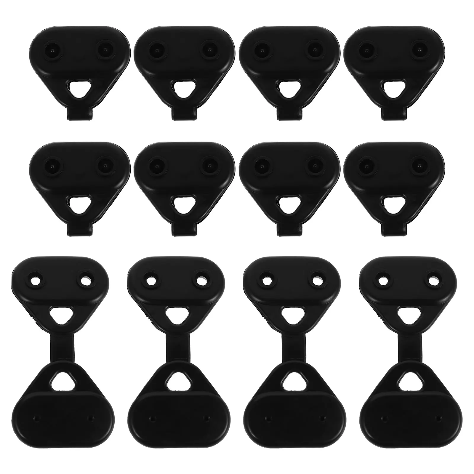 Clips de fixation pour filet d'ombrage, 20 pièces, Clips de fixation pour dossier en tissu remplaçables pour filets pare-soleil Abs