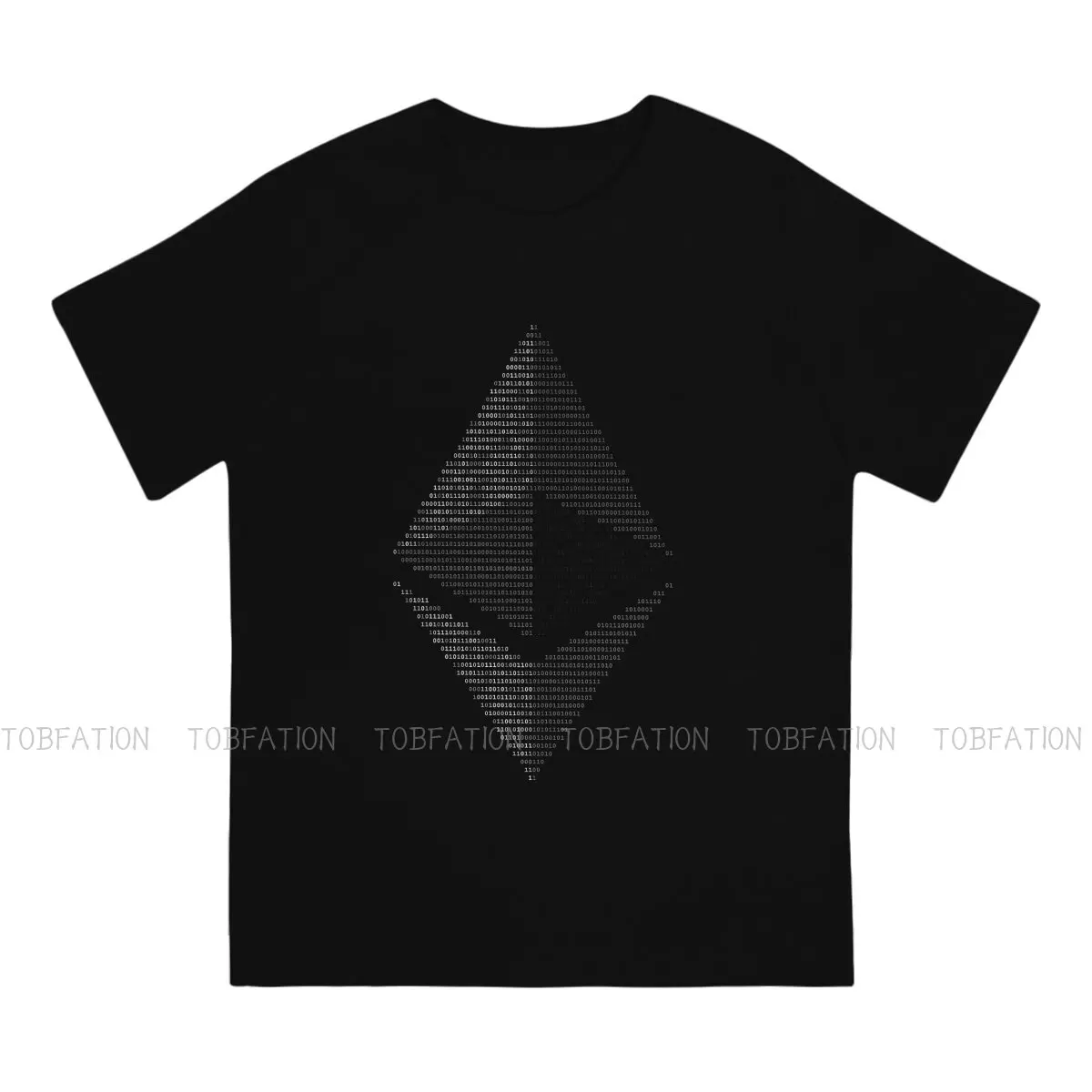 Ethereum Binary Style TShirt Crypto Coin Top Quality New Design Gift Idea  T Shirt Stuff Hot Sale