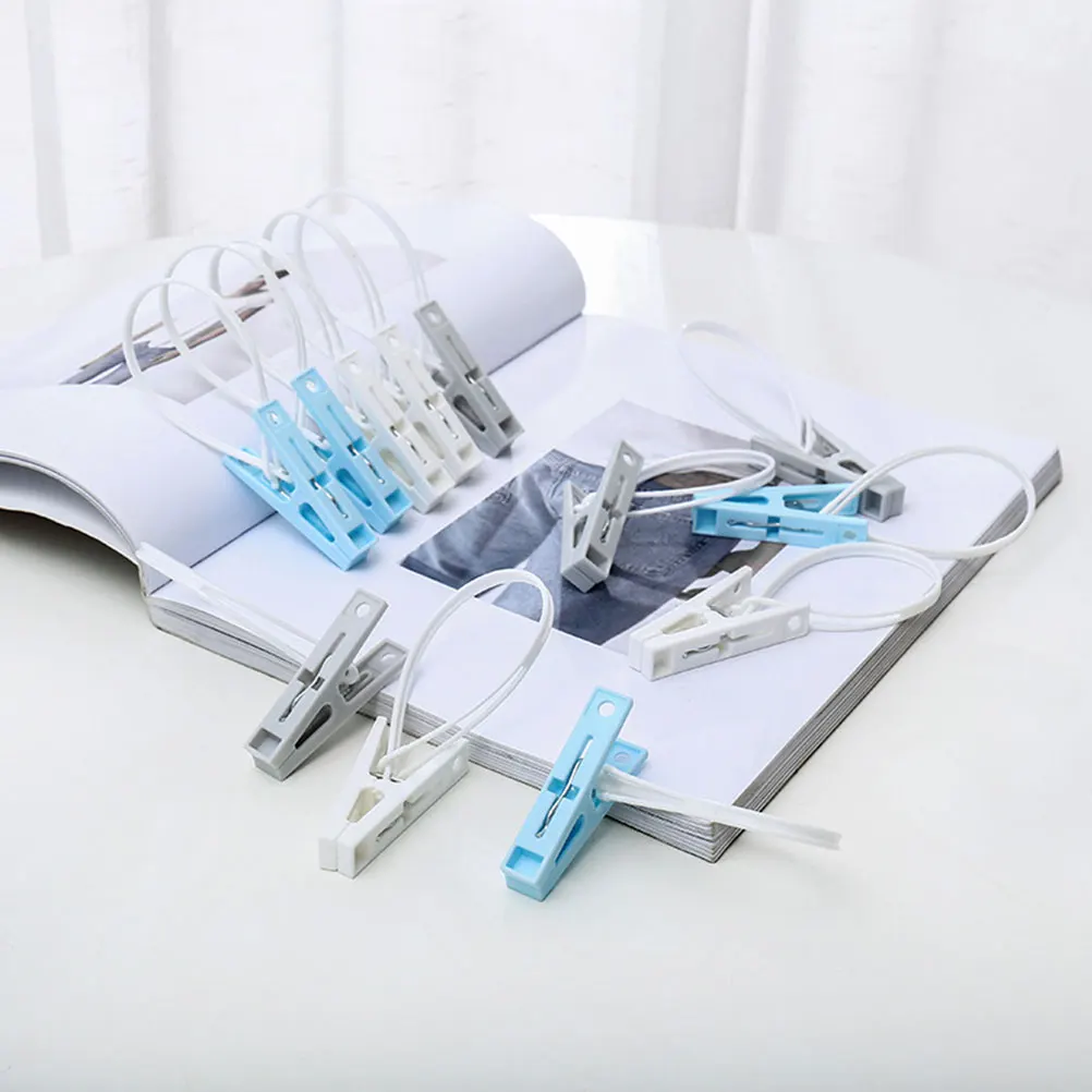 

24pcs Windproof Clothes Pegs Strong Plastic Clothespin For Quilts Towels Skirts Pants Underwear Drying Household Fixing