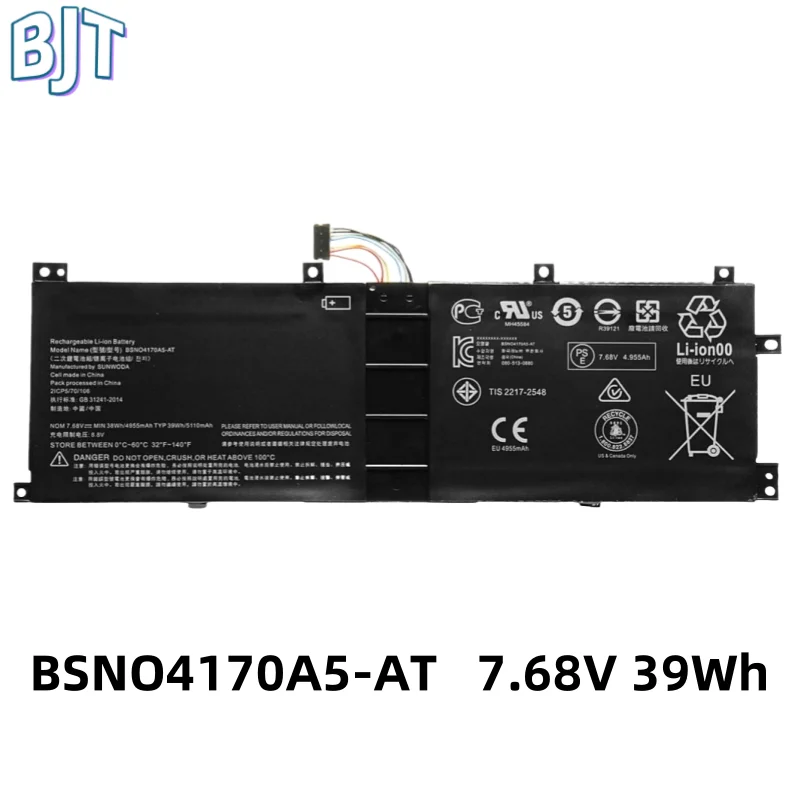 

7.68V 39Wh New Laptop Battery BSNO4170A5-AT For Lenovo Miix 520 510 510-12IKB 510-12ISK 520-12IKB BSNO4170A5-LH 5B10L67278