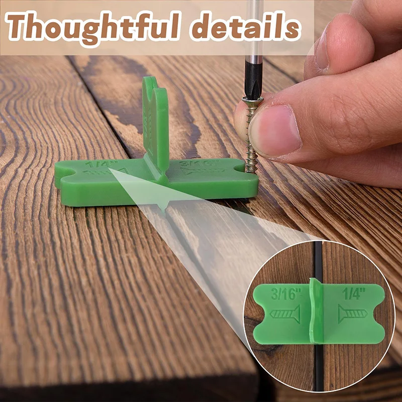 New 8 Pcs ABS Deck Spacer Tool Deck Spacer 4 Thicknesses
