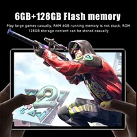 New 10.1 Inch Tablets Octa Core 6GB RAM 128GB ROM Dual SIM Cards 4G Phone Call WiFi Bluetooth Google Play Tablet Pc Android 13 5
