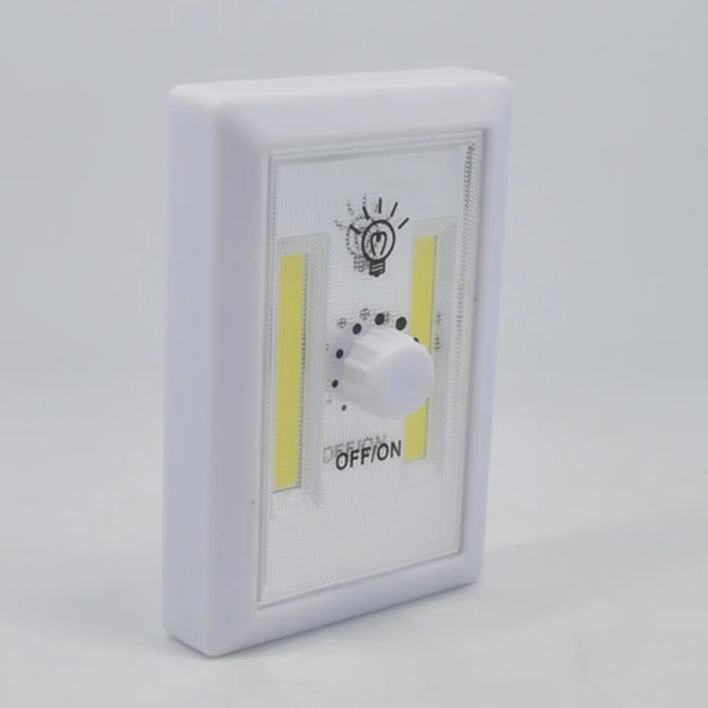 Adjustable Brightness Square COB Wall Light For Battery Powered Wireless LED Lamp For Kitchen Cabinet Closet Garage Corridor Nig