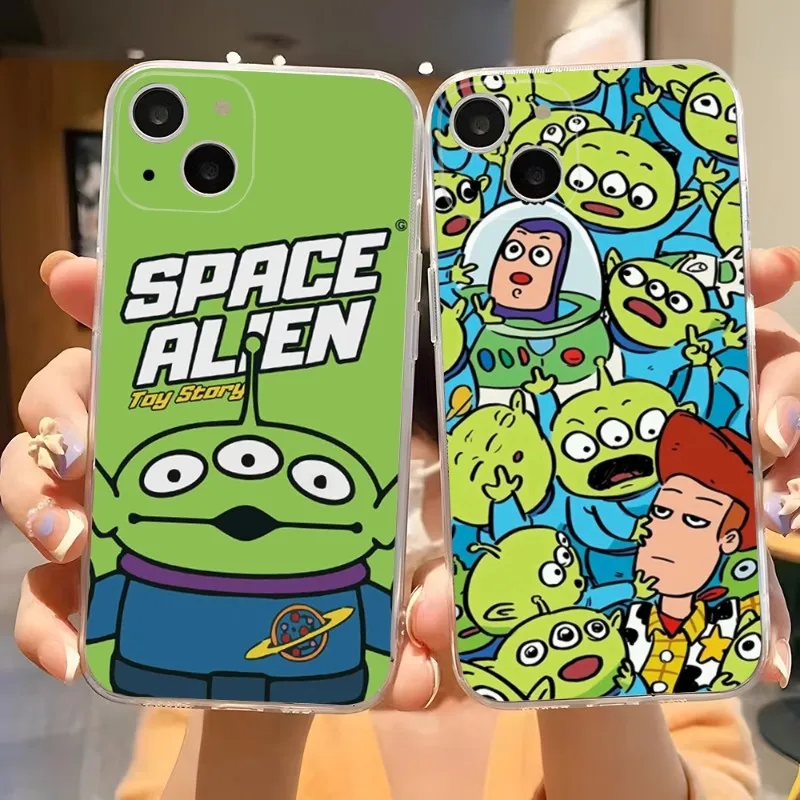 Toy Story Three Eyes Phone Case Transparent For Iphone 15 14 Pro Max 11 12 Pro 13 Mini 7 8 Plus X XR XS SE Back Covers