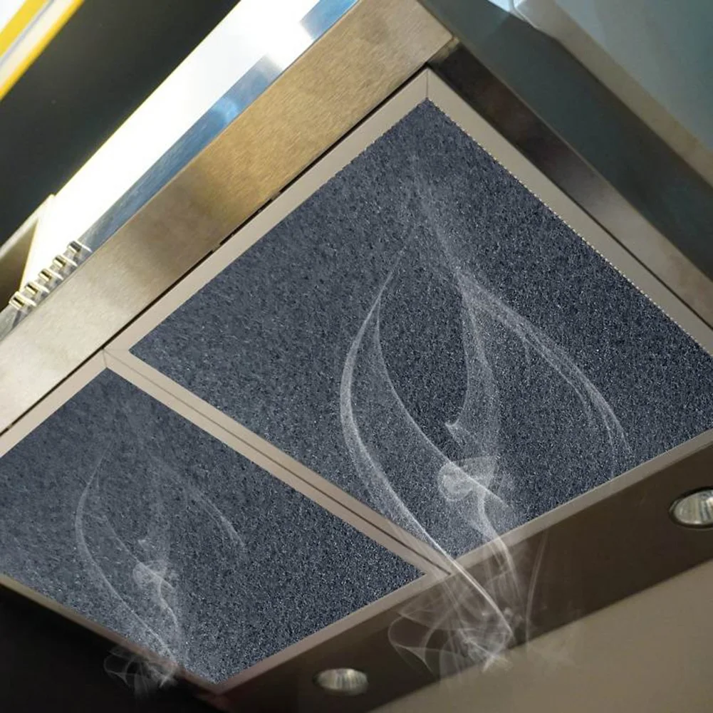 Filtre à air en coton et charbon actif pour hotte de cuisine, technologie d'adsorption avancée, 230x250x5mm