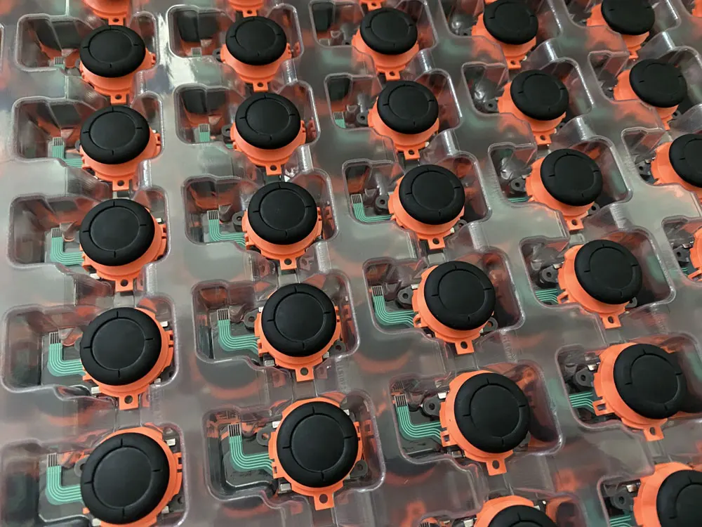 Replacement Blue Orange Thumbstick For Switch 2 Joycons for NS2 3D Analog Joystick Original Left And Right Button