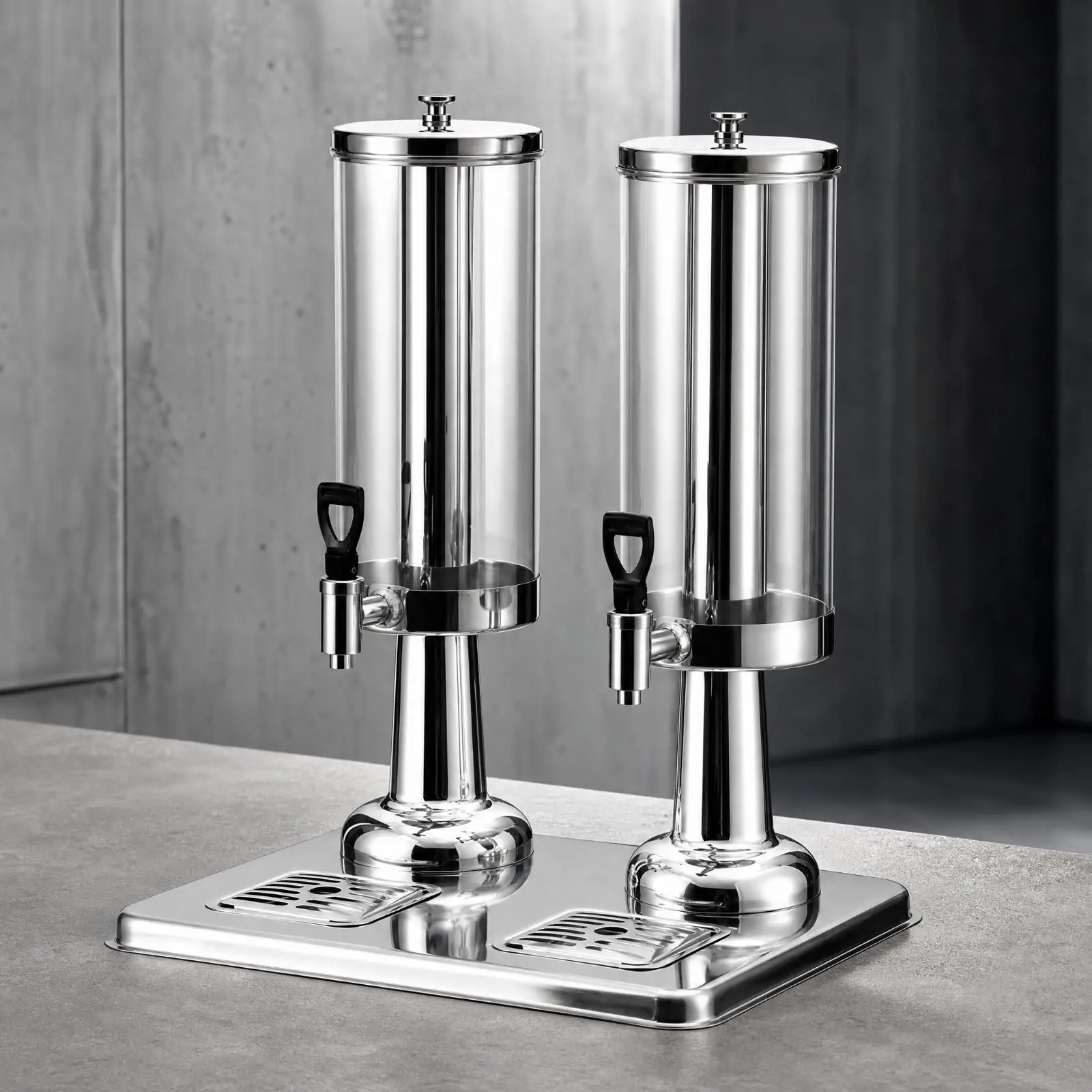 6L Juice Dispenser Stainless Steel Commercial Beverage Container with Spigot for Catering Events Breakfast Service