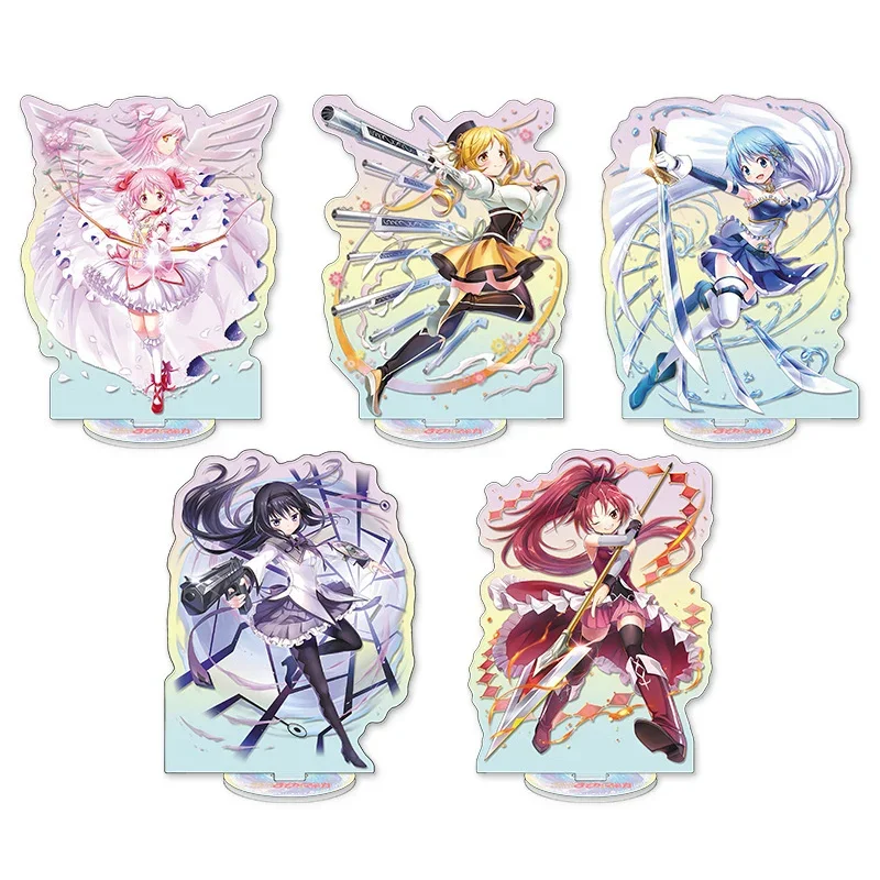 Anime Girl XIAO YUAN Acrylic Big Standing Plates Kaname Madoka Miki Sayaka Cute Humanoid Stand Model Desktop Decoration Fan Gift