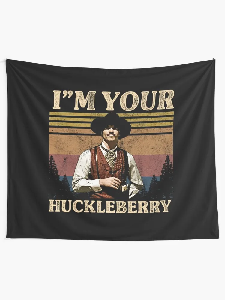 Doc Holliday T-ShirtDoc Holliday I'm Your Huckleberry Tapestry Wall Decor Carpet On The Wall