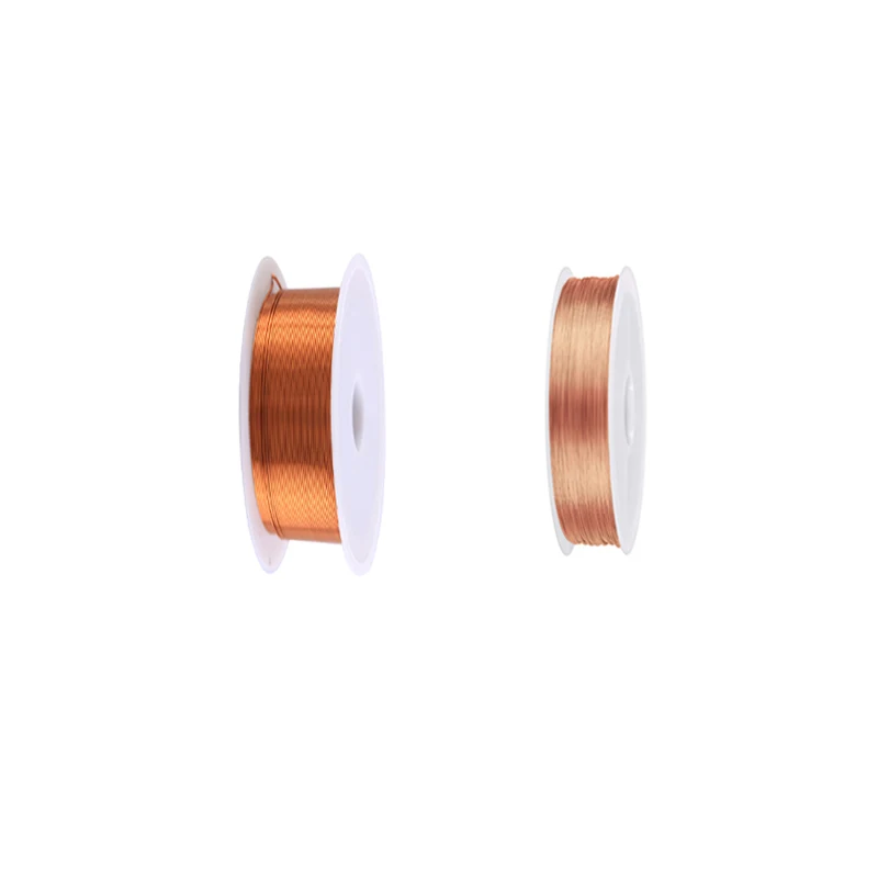Coil Copper Wire0.06 0.08 0.1 0.2 0.3 0.4 0.5 0.6 0.7 0.8 0.9~1.2mm Cable Copper Wire Magnet Wire Enameled Copper Winding Wire