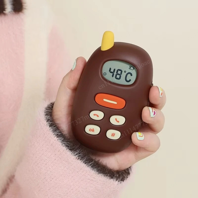 Cute Portable Mini Hand Warmer, Rechargeable Handheld Heating Pad For Students Winter Outdoor Warm Keeping