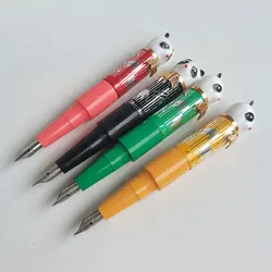 China In The 1980 S Collection Stationery Iridium Panda Short Pen Children New Old Stock Vintage 4pcs