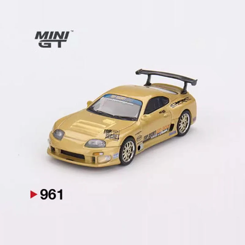 مينيجت 1:64 # 961-Supra (A80) Top Secret GT-300 مجموعة نماذج سيارة مصنوعة من خليط معدني عرض لعبة هدايا تذكارية