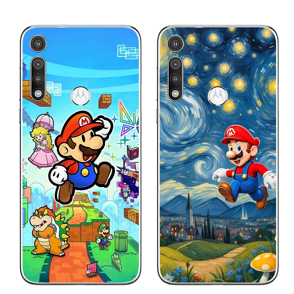 M-Marios-Comics Soft Casing for Motorola Moto Edge 40 50 Pro 30 Ultra neo 20 One Fusion G200 E22 E40 E30 E22I Phone Cover Case